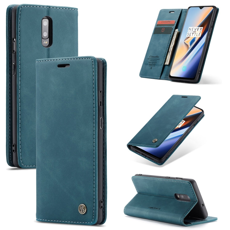 CaseMe-013 Multifunctional Horizontal Flip Leather Case with Card Slot & Holder for Galaxy M20(Blue) - Galaxy Phone Cases by CaseMe | Online Shopping South Africa | PMC Jewellery | Buy Now Pay Later Mobicred