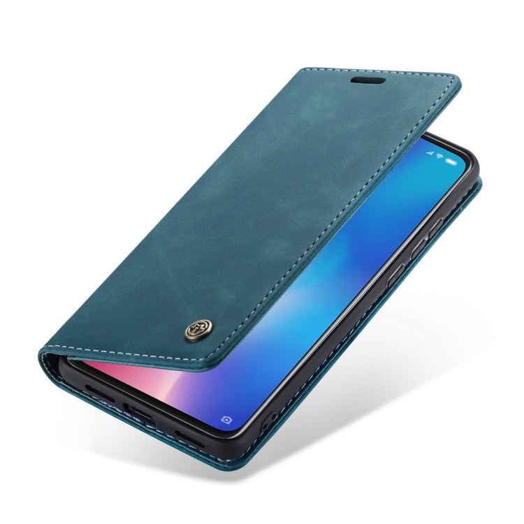 CaseMe-013 Multifunctional Horizontal Flip Leather Case with Card Slot & Holder for Xiaomi 9(Blue) - Xiaomi Cases by CaseMe | Online Shopping South Africa | PMC Jewellery | Buy Now Pay Later Mobicred