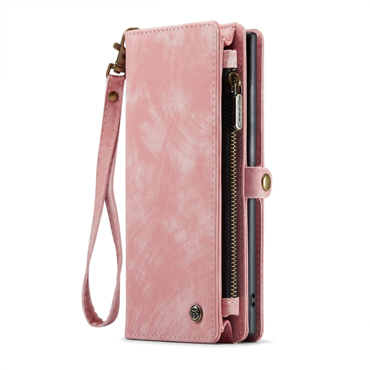 For Samsung Galaxy Note10+ CaseMe-008 Detachable Multifunctional Flip Leather Phone Case(Pink) - Galaxy Phone Cases by CaseMe | Online Shopping South Africa | PMC Jewellery | Buy Now Pay Later Mobicred