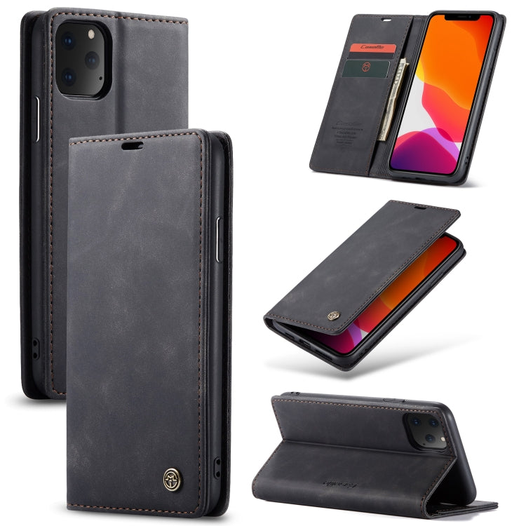 CaseMe-013 Multifunctional Horizontal Flip Leather Case with Card Slot & Holder & Wallet for iPhone 11 Pro(Black) - iPhone 11 Pro Cases by CaseMe | Online Shopping South Africa | PMC Jewellery | Buy Now Pay Later Mobicred