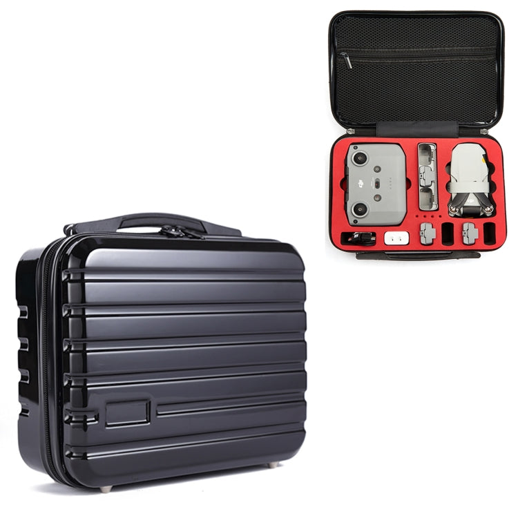 ls-S004 Portable Waterproof Drone Handbag Storage Bag for DJI Mavic Mini 2(Black + Red Liner) - Backpacks & Bags by PMC Jewellery | Online Shopping South Africa | PMC Jewellery | Buy Now Pay Later Mobicred