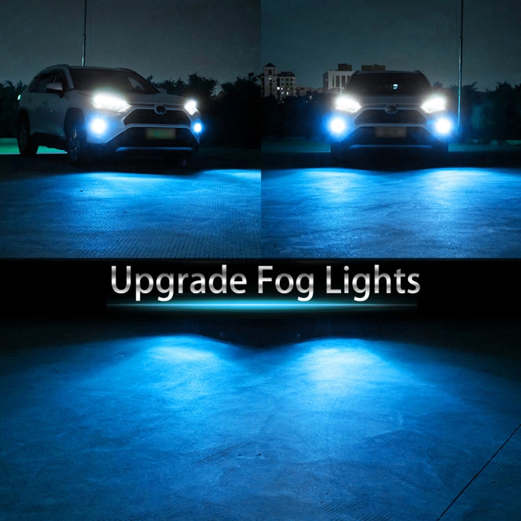 9005 2 PCS DC12-24V / 10.5W Car Double Colors Fog Lights with 24LEDs SMD-3030 & Constant Current, Box Packaging(White Light + Ice Blue Light) - Fog / Driving Lights by PMC Jewellery | Online Shopping South Africa | PMC Jewellery | Buy Now Pay Later Mobicred