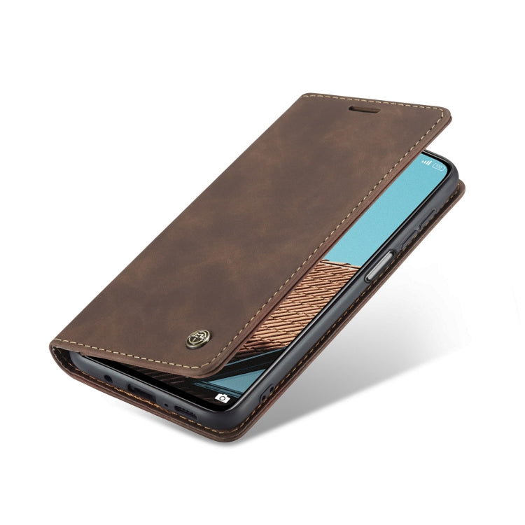 For Xiaomi Mi 10T Lite 5G CaseMe-013 Multifunctional Retro Frosted Horizontal Flip Leather Case with Card Slot & Holder & Wallet(Coffee) - Xiaomi Cases by CaseMe | Online Shopping South Africa | PMC Jewellery | Buy Now Pay Later Mobicred