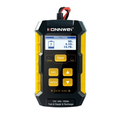 KONNWEI KW510 3 in 1 Car Battery Tester / Charger / Repairer, Support 8 Languages (EU Plug) - Code Readers & Scan Tools by KONNWEI | Online Shopping South Africa | PMC Jewellery | Buy Now Pay Later Mobicred