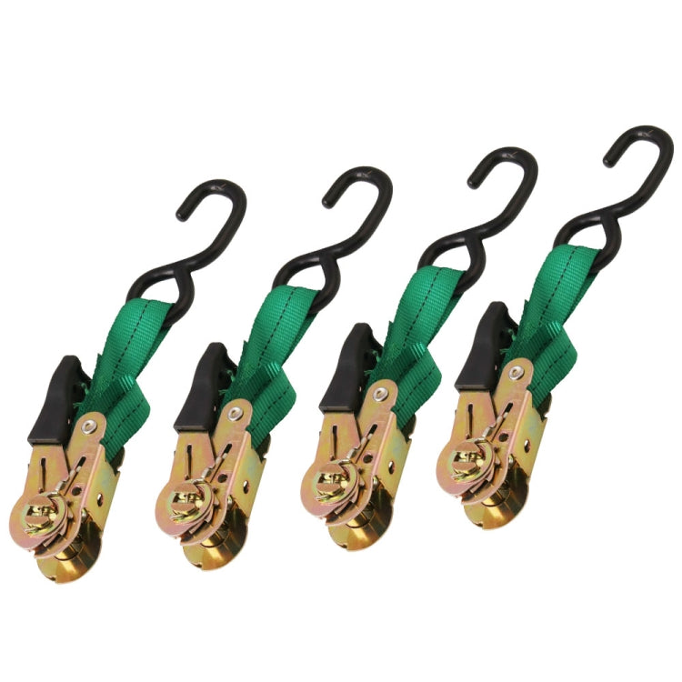 4 PCS Car / Motorcycle Ratchet Strap Tightening - Towing Bars by PMC Jewellery | Online Shopping South Africa | PMC Jewellery | Buy Now Pay Later Mobicred