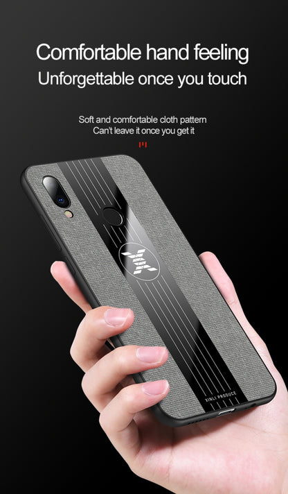 For Meizu Note 9 XINLI Stitching Cloth Texture Shockproof TPU Protective Case(Black) - Meizu by XINLI | Online Shopping South Africa | PMC Jewellery | Buy Now Pay Later Mobicred