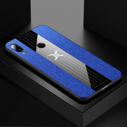 For Meizu Note 9 XINLI Stitching Cloth Texture Shockproof TPU Protective Case(Blue) - Meizu by XINLI | Online Shopping South Africa | PMC Jewellery | Buy Now Pay Later Mobicred