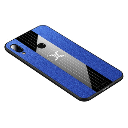 For Meizu Note 9 XINLI Stitching Cloth Texture Shockproof TPU Protective Case(Blue) - Meizu by XINLI | Online Shopping South Africa | PMC Jewellery | Buy Now Pay Later Mobicred