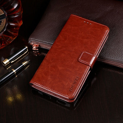 For Lenovo K12 Note idewei Crazy Horse Texture Horizontal Flip Leather Case with Holder & Card Slots & Wallet(Brown) - Lenovo by idewei | Online Shopping South Africa | PMC Jewellery | Buy Now Pay Later Mobicred