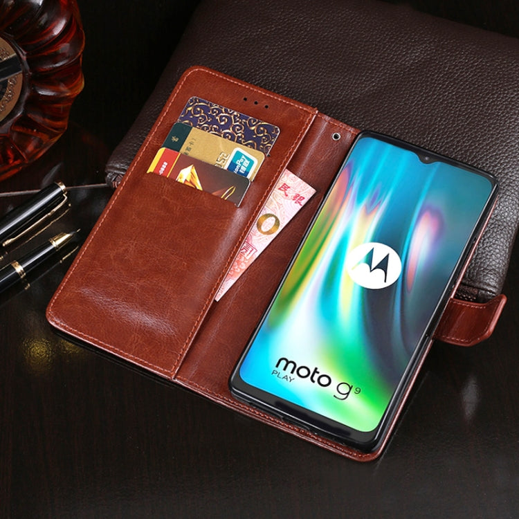 For Lenovo K12 Note idewei Crazy Horse Texture Horizontal Flip Leather Case with Holder & Card Slots & Wallet(Black) - Lenovo by idewei | Online Shopping South Africa | PMC Jewellery | Buy Now Pay Later Mobicred