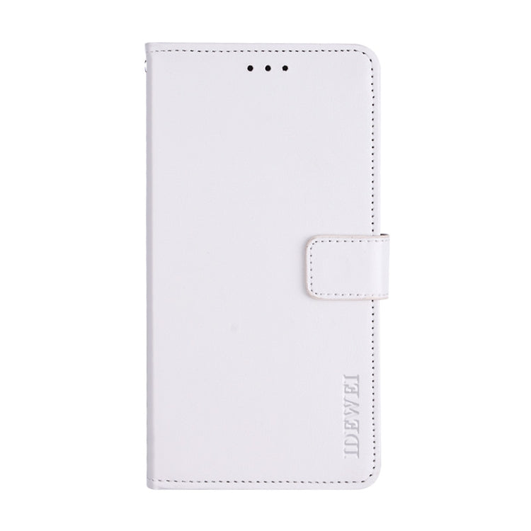 For Lenovo K12 Note idewei Crazy Horse Texture Horizontal Flip Leather Case with Holder & Card Slots & Wallet(White) - Lenovo by idewei | Online Shopping South Africa | PMC Jewellery | Buy Now Pay Later Mobicred