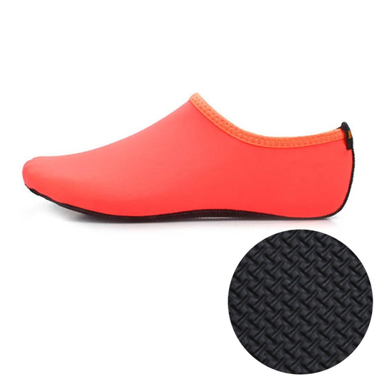 3mm Non-slip Rubber Embossing Texture Sole Solid Color Diving Shoes and Socks, One Pair, Size:XXXL (Orange) - Swimming Fins & Diving Shoes by PMC Jewellery | Online Shopping South Africa | PMC Jewellery | Buy Now Pay Later Mobicred