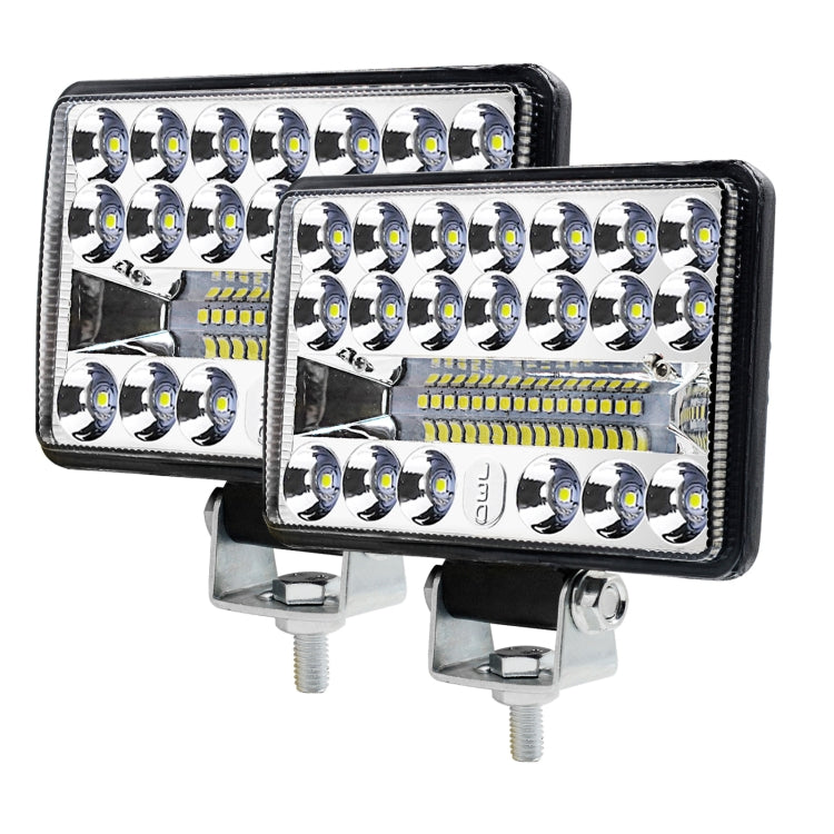 2 PCS WUPP CS-1243A1 Car 4 inch Square 20LEDs Highlight Work Light Modified Spotlight - free shipping - PMC TechLife - Order now!