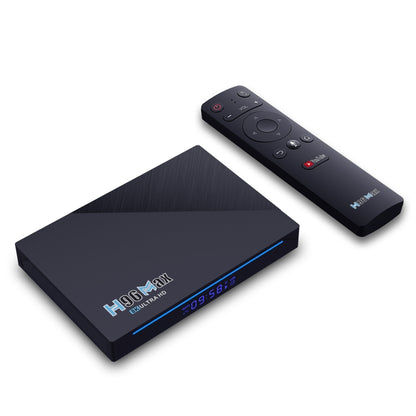 H96 Max 8K Smart TV BOX Android 11.0 Media Player with Remote Control, Quad Core RK3566, RAM: 4GB, ROM: 32GB, Dual Frequency 2.4GHz WiFi / 5G, Plug Type:UK Plug - RK3566 by PMC Jewellery | Online Shopping South Africa | PMC Jewellery | Buy Now Pay Later Mobicred