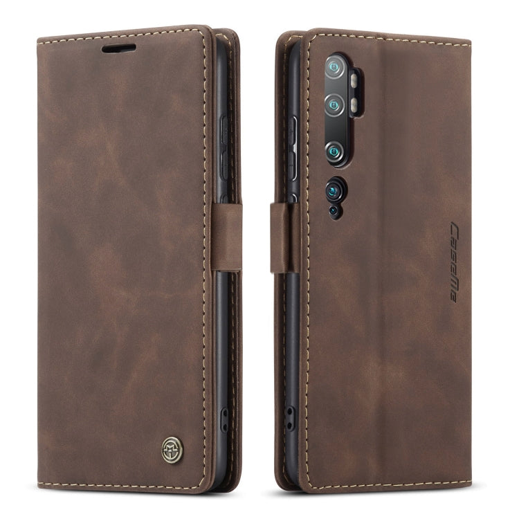 For Xiaomi CC9 Pro CaseMe 013 Multifunctional Horizontal Flip Leather Case with Holder & Card Slot & Wallet(Coffee) - Xiaomi Cases by CaseMe | Online Shopping South Africa | PMC Jewellery | Buy Now Pay Later Mobicred