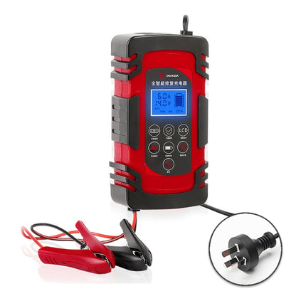 DEMUDA DC-80 Car Battery Charger 12V/24V Intelligent Pulse Repair Type Lead-acid Battery, Plug Type:AU Plug(Red) - Battery Charger by PMC Jewellery | Online Shopping South Africa | PMC Jewellery | Buy Now Pay Later Mobicred