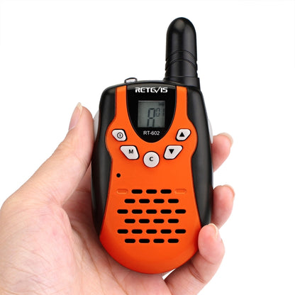 1 Pair RETEVIS RT602 0.5W EU Frequency 446.00625-446.09375MHz 8CHS Handheld Children Walkie Talkie, EU Plug - Children by RETEVIS | Online Shopping South Africa | PMC Jewellery | Buy Now Pay Later Mobicred