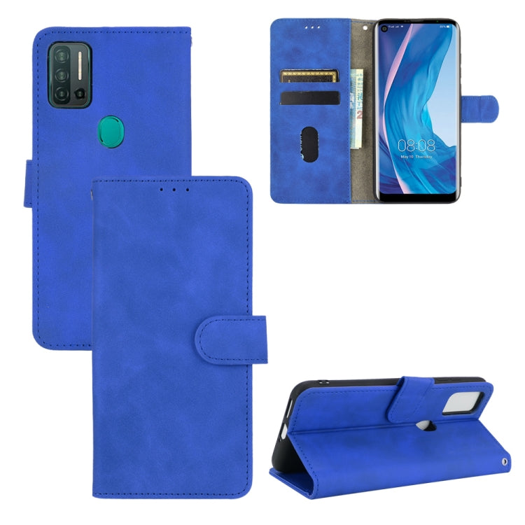 For Ulefone Note 11P Solid Color Skin Feel Magnetic Buckle Horizontal Flip Calf Texture PU Leather Case with Holder & Card Slots & Wallet(Blue) - Ulefone Cases by PMC Jewellery | Online Shopping South Africa | PMC Jewellery | Buy Now Pay Later Mobicred