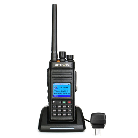 RETEVIS RT83 10W 400-470MHz 1024CHS Waterproof DMR Digital Dual Time Two Way Radio Walkie Talkie(Black) - Handheld Walkie Talkie by RETEVIS | Online Shopping South Africa | PMC Jewellery | Buy Now Pay Later Mobicred