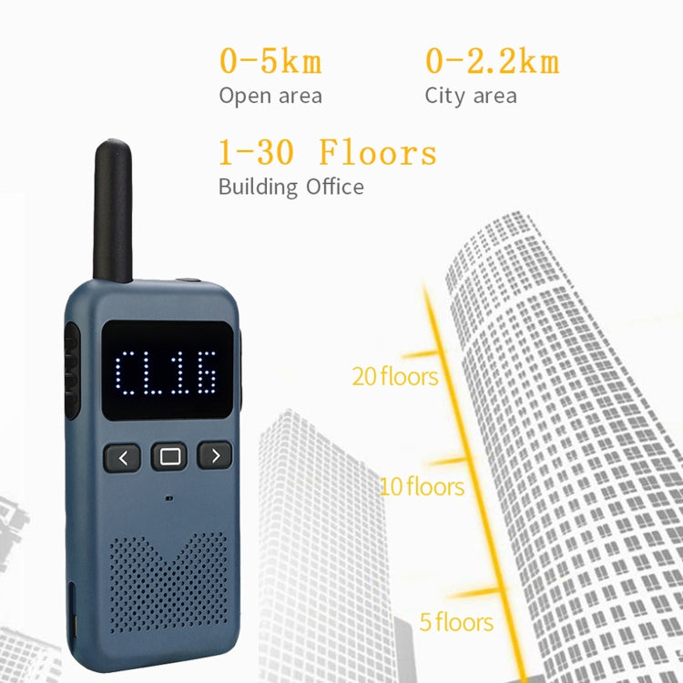 RETEVIS RB19 462.5500-467.7125MHz 22CHS FRS License-free Two Way Radio Handheld Walkie Talkie, US Plug(Navy Blue) - Handheld Walkie Talkie by RETEVIS | Online Shopping South Africa | PMC Jewellery | Buy Now Pay Later Mobicred