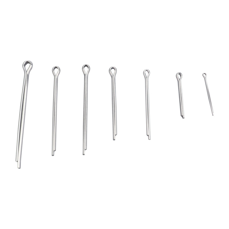 A5518 555 PCS Car U-shape 304 Stainless Steel Cotter Pin Clip Key Fastner Fitting Assortment Kit - Booster Cable & Clip by PMC Jewellery | Online Shopping South Africa | PMC Jewellery | Buy Now Pay Later Mobicred