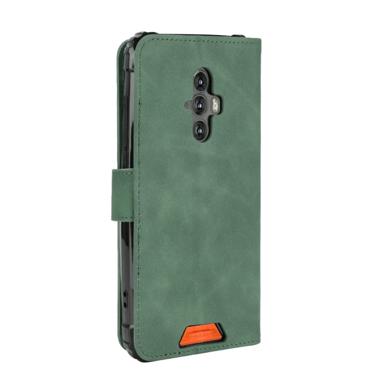 For Blackview BV6600 Solid Color Skin Feel Magnetic Buckle Horizontal Flip Calf Texture PU Leather Case with Holder & Card Slots & Wallet(Green) - More Brand by PMC Jewellery | Online Shopping South Africa | PMC Jewellery | Buy Now Pay Later Mobicred