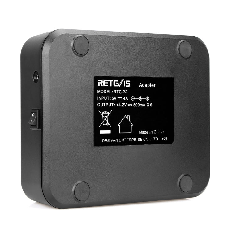 RETEVIS RTC22 Multi-function Six-Way Walkie Talkie Charger for Retevis RT22, US Plug - free shipping - PMC Jewellery - Order now!