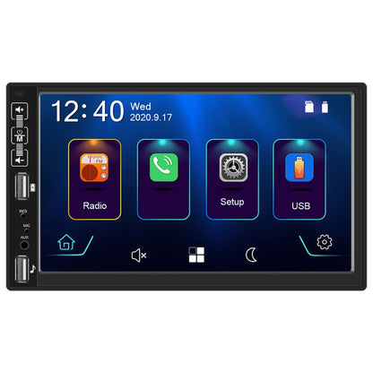 A2891 7 inch Car HD MP5 Carplay Bluetooth Music Player Reversing Image All-in-one Machine Support FM / U Disk with Remote Controler, Style:Standard + 4LEDs Light Camera - Car MP3 & MP4 & MP5 by PMC Jewellery | Online Shopping South Africa | PMC Jewellery | Buy Now Pay Later Mobicred