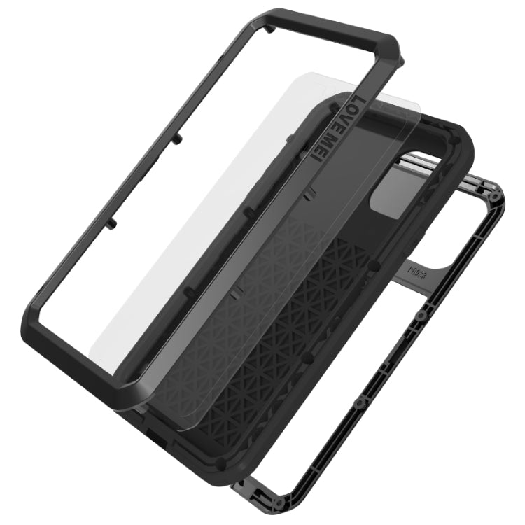 For iPhone 11 LOVE MEI Metal Shockproof Waterproof Dustproof Protective Case(White) - iPhone 11 Cases by LOVE MEI | Online Shopping South Africa | PMC TechLife | Buy Now Pay Later Mobicred