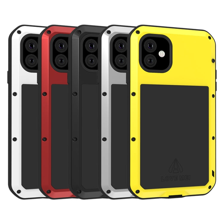 For iPhone 11 Pro Max LOVE MEI Metal Shockproof Waterproof Dustproof Protective Case(White) - iPhone 11 Pro Max Cases by LOVE MEI | Online Shopping South Africa | PMC Jewellery | Buy Now Pay Later Mobicred