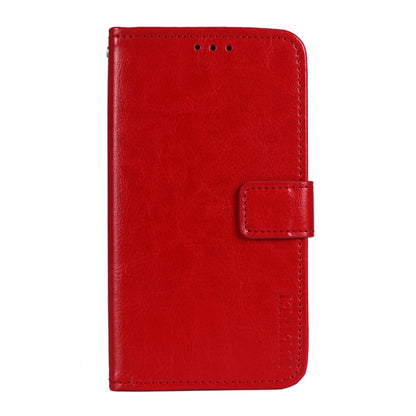 For Wiko Y51 idewei Crazy Horse Texture Horizontal Flip Leather Case with Holder & Card Slots & Wallet(Red) - Wiko by idewei | Online Shopping South Africa | PMC Jewellery | Buy Now Pay Later Mobicred