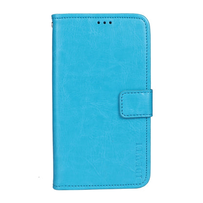 For Wiko Power U10 idewei Crazy Horse Texture Horizontal Flip Leather Case with Holder & Card Slots & Wallet(Sky Blue) - Wiko by idewei | Online Shopping South Africa | PMC Jewellery | Buy Now Pay Later Mobicred