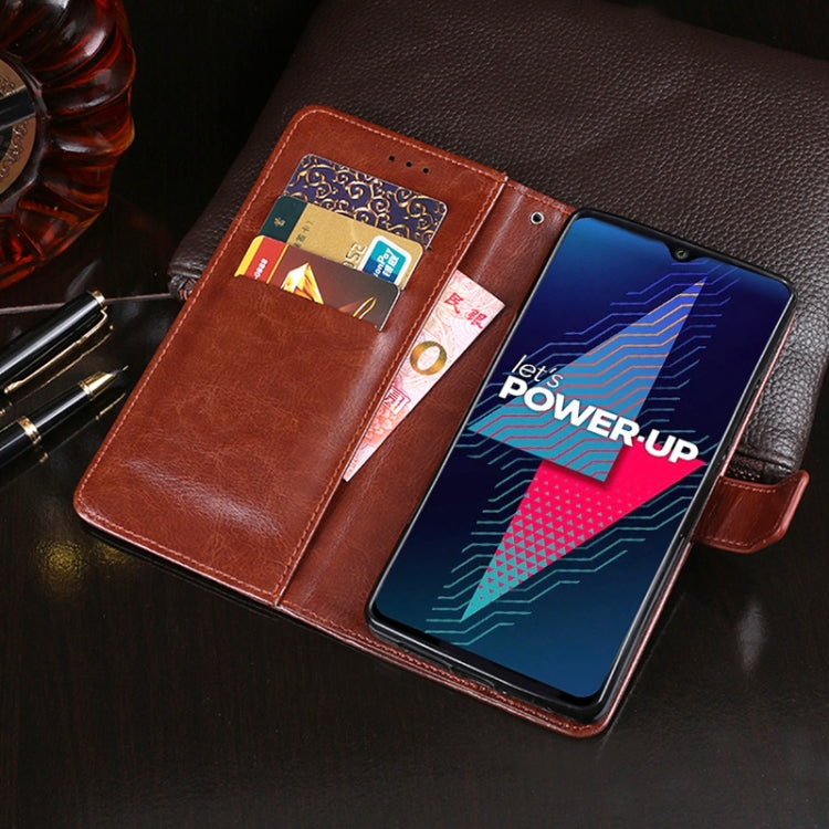 For Wiko Power U30 idewei Crazy Horse Texture Horizontal Flip Leather Case with Holder & Card Slots & Wallet(Red) - Wiko by idewei | Online Shopping South Africa | PMC Jewellery | Buy Now Pay Later Mobicred