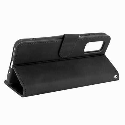 For Blackview A90 Solid Color Skin Feel Magnetic Buckle Horizontal Flip Calf Texture PU Leather Case with Holder & Card Slots & Wallet(Black) - More Brand by PMC Jewellery | Online Shopping South Africa | PMC Jewellery | Buy Now Pay Later Mobicred