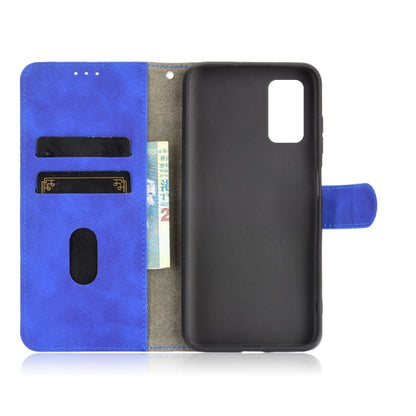 For Blackview A90 Solid Color Skin Feel Magnetic Buckle Horizontal Flip Calf Texture PU Leather Case with Holder & Card Slots & Wallet(Blue) - More Brand by PMC Jewellery | Online Shopping South Africa | PMC Jewellery | Buy Now Pay Later Mobicred