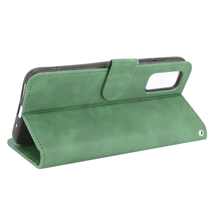 For Blackview A90 Solid Color Skin Feel Magnetic Buckle Horizontal Flip Calf Texture PU Leather Case with Holder & Card Slots & Wallet(Green) - More Brand by PMC Jewellery | Online Shopping South Africa | PMC Jewellery | Buy Now Pay Later Mobicred