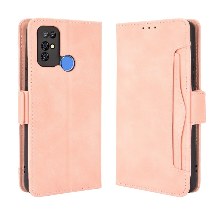 For Doogee X96 Pro Skin Feel Calf Pattern Horizontal Flip Leather Case with Holder & Card Slots & Photo Frame(Pink) - More Brand by PMC Jewellery | Online Shopping South Africa | PMC Jewellery | Buy Now Pay Later Mobicred