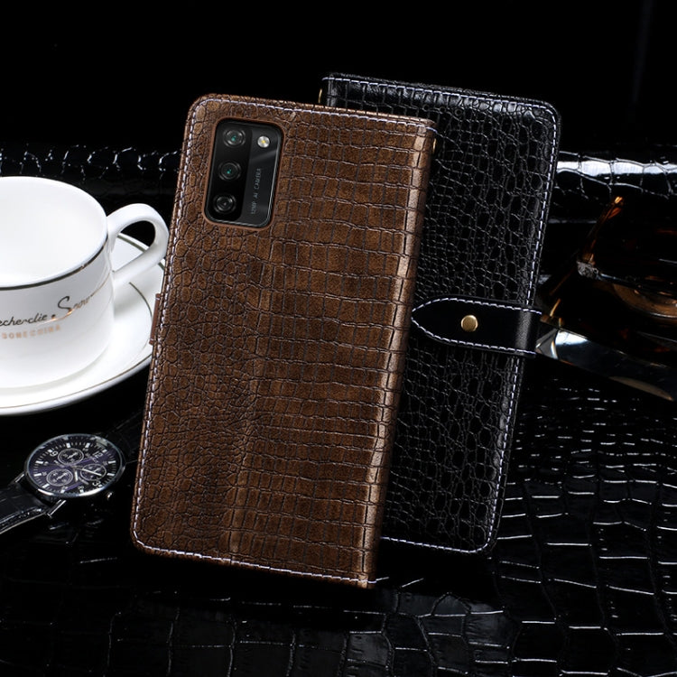 For Blackview A100 idewei Crocodile Texture Horizontal Flip Leather Case with Holder & Card Slots & Wallet(Dark Blue) - More Brand by idewei | Online Shopping South Africa | PMC TechLife | Buy Now Pay Later Mobicred