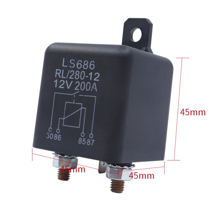 12V 4.8W Start Type 200A RV Modified Start Relay - Relays by PMC TechLife | Online Shopping South Africa | PMC TechLife | Buy Now Pay Later Mobicred