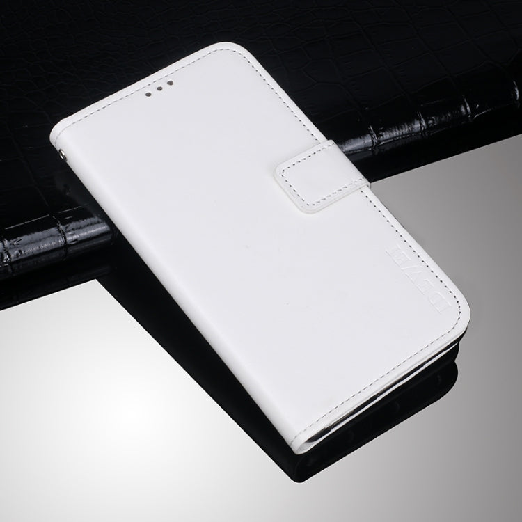 idewei Crazy Horse Texture Horizontal Flip Leather Case with Holder & Card Slots & Wallet For Doogee S97 Pro(White) - More Brand by idewei | Online Shopping South Africa | PMC Jewellery | Buy Now Pay Later Mobicred