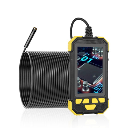 Y19 5.5mm Single Lens Hand-held Hard-wire Endoscope with 4.3-inch IPS Color LCD Screen, Cable Length:5m(Yellow) -  by PMC Jewellery | Online Shopping South Africa | PMC Jewellery | Buy Now Pay Later Mobicred