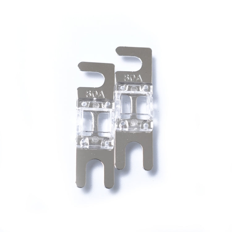 A0304 Transparent 5 PCS Car Audio AFS Mini ANL 30A Fuse Nicked Plated - Fuse by PMC Jewellery | Online Shopping South Africa | PMC Jewellery | Buy Now Pay Later Mobicred