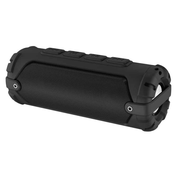 New Rixing NR-6013M Bluetooth 5.0 Portable Outdoor Karaoke Wireless Bluetooth Speaker with Microphone & Shoulder Strap(Black) - free shipping - PMC Jewellery - Order now!