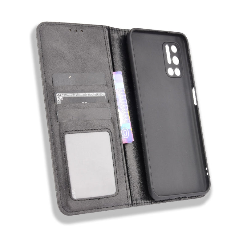 For Doogee N40 Pro Magnetic Buckle Retro Pattern Horizontal Flip Leather Case with Holder & Card Slot & Wallet(Black) - More Brand by PMC Jewellery | Online Shopping South Africa | PMC Jewellery | Buy Now Pay Later Mobicred