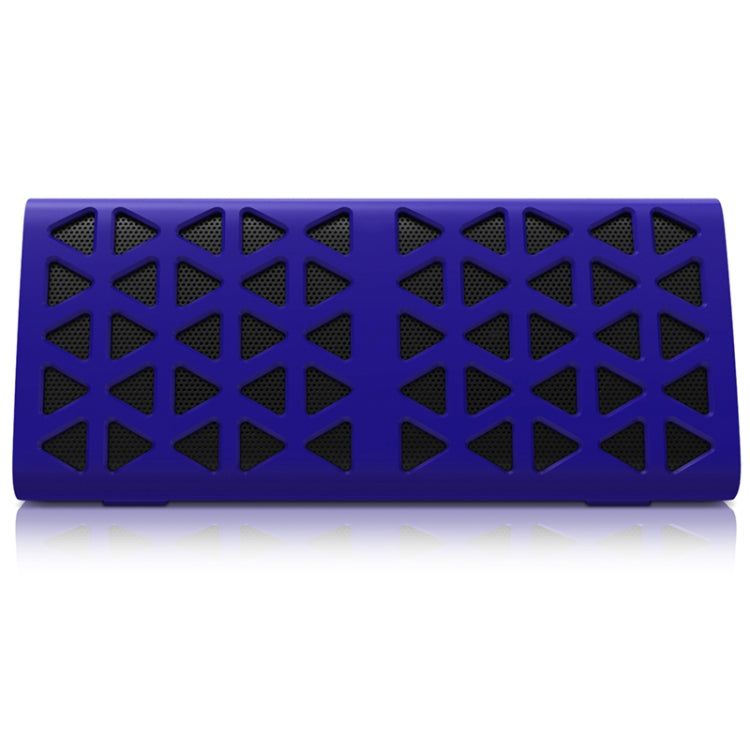 NewRixing NR-3021 TWS Hollow Triangle Pattern Bluetooth Speaker(Blue) - Desktop Speaker by NewRixing | Online Shopping South Africa | PMC Jewellery | Buy Now Pay Later Mobicred