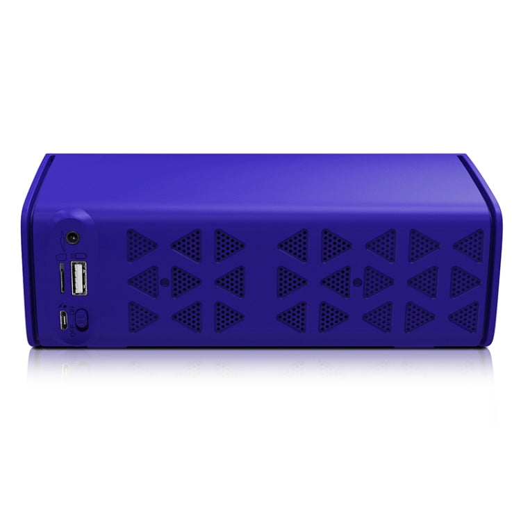 NewRixing NR-3021 TWS Hollow Triangle Pattern Bluetooth Speaker(Blue) - Desktop Speaker by NewRixing | Online Shopping South Africa | PMC Jewellery | Buy Now Pay Later Mobicred