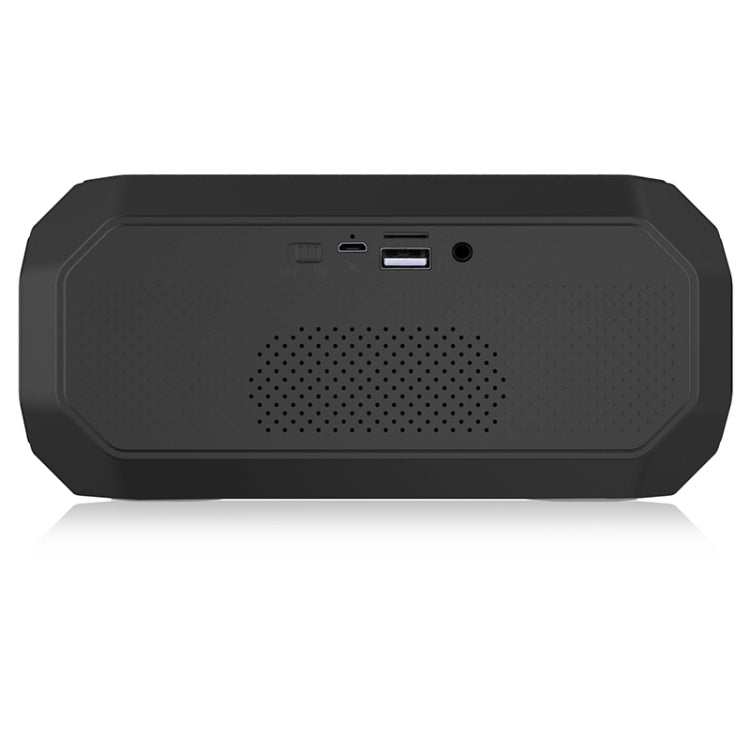 NewRixing NR-4000 TWS Mesh Polygon Music Box Concept Bluetooth Speaker(Black) - Desktop Speaker by NewRixing | Online Shopping South Africa | PMC Jewellery | Buy Now Pay Later Mobicred