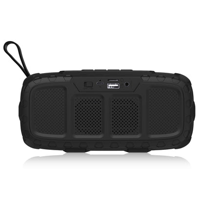 NewRixing NR-5018 Outdoor Portable Bluetooth Speaker, Support Hands-free Call / TF Card / FM / U Disk(Black) - Desktop Speaker by NewRixing | Online Shopping South Africa | PMC Jewellery | Buy Now Pay Later Mobicred