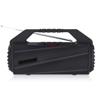 NewRixing NR-4025FM with Screen Outdoor Splash-proof Water Portable Bluetooth Speaker, Support Hands-free Call / TF Card / FM / U Disk(Black) - Desktop Speaker by NewRixing | Online Shopping South Africa | PMC Jewellery | Buy Now Pay Later Mobicred