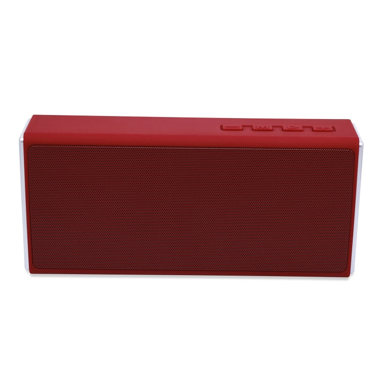 NewRixing NR-5012 Desktop Plating Bluetooth Speakerr, Support Hands-free Call / TF Card / FM / U Disk(Red) - Desktop Speaker by NewRixing | Online Shopping South Africa | PMC Jewellery | Buy Now Pay Later Mobicred